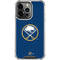 NHL Buffalo Sabres Solid Background iPhone 16 Pro Clear Case